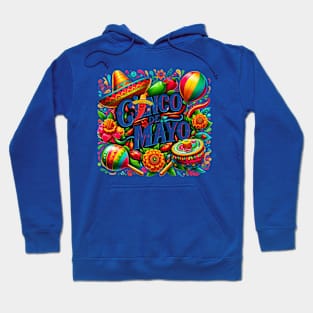 Happy Cinco De Mayo Party Viva Mexico 5 De Mayo! Hoodie